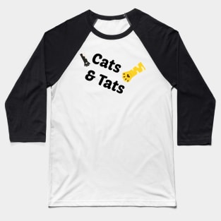 Cats & Tats, Tats gifts, Cat Lover Baseball T-Shirt